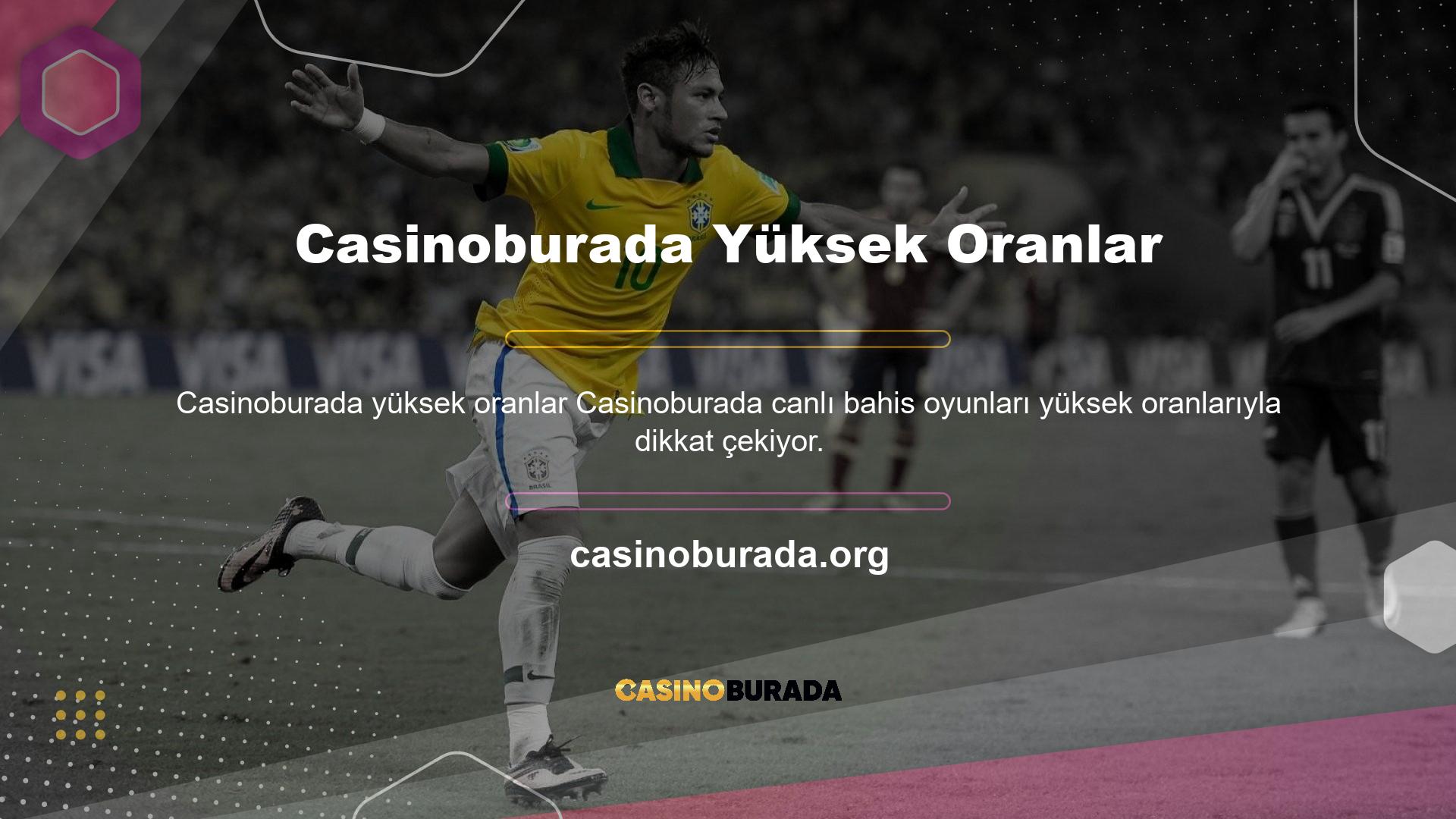 Casinoburada bu oyunu sever ve canlı oynarken bahis yapabilir